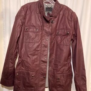 Banana Republic waxed cotton utility jacket M tall
